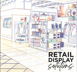 RETAIL MERCHANDISE DISPLAY SINGLE SIDED KIT 01