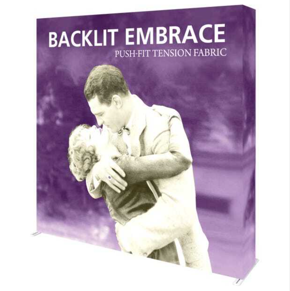 Backlit Embrace 7.5ft Tall Push-fit Tension Fabric Display