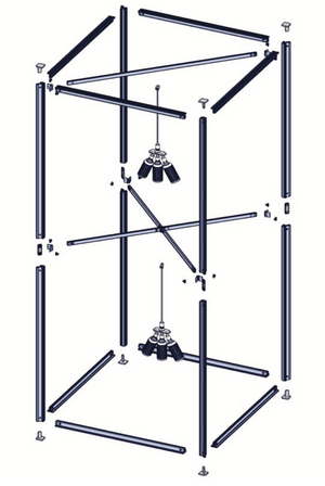 Modular Backlit Tower 02 (4' x 8')