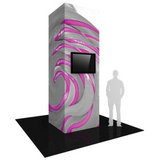 Modular Backlit Monitor Tower 06 (4' x 12')