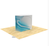 Wave Tube® Curved Counter with Fabric Graphic