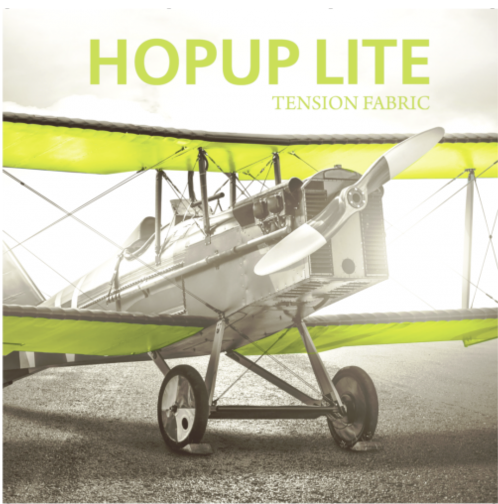 Hopup 8ft Straight Full Height Tension Fabric Display
