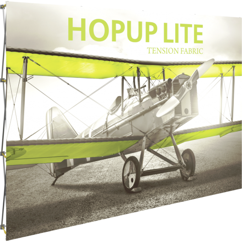 Hopup Lite 10ft Straight Full Height Tension Fabric Display