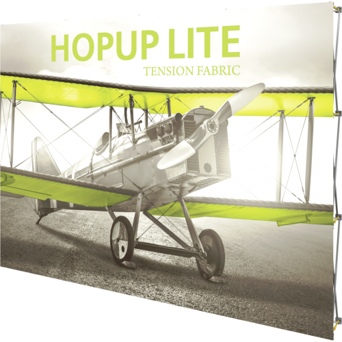 Hopup Lite 10ft Straight Full Height Tension Fabric Display