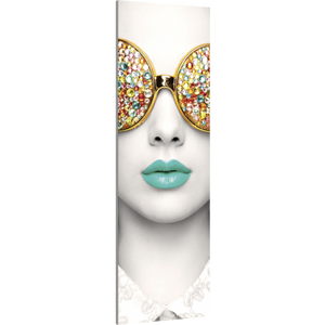Vector Frame Edge R-02 Rectangle Fabric Poster Display