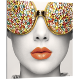 Vector Frame Edge S-02 Square Fabric Poster Display